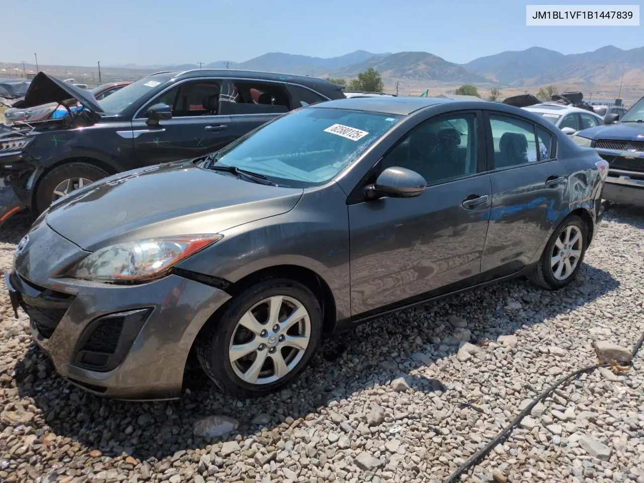 2011 Mazda 3 I VIN: JM1BL1VF1B1447839 Lot: 62580125