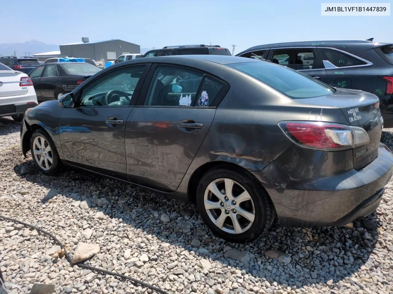 2011 Mazda 3 I VIN: JM1BL1VF1B1447839 Lot: 62580125
