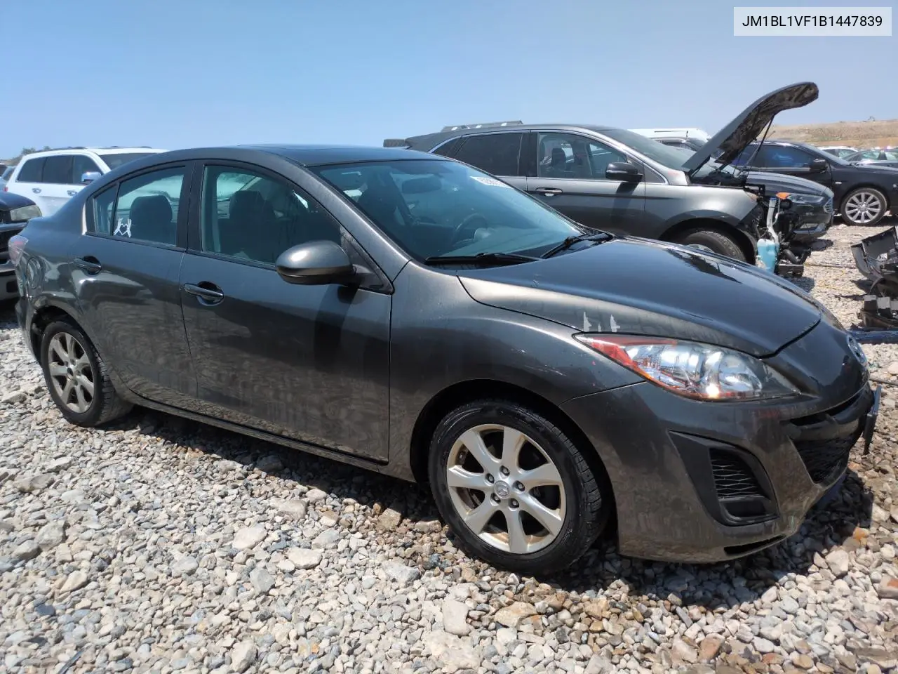 2011 Mazda 3 I VIN: JM1BL1VF1B1447839 Lot: 62580125