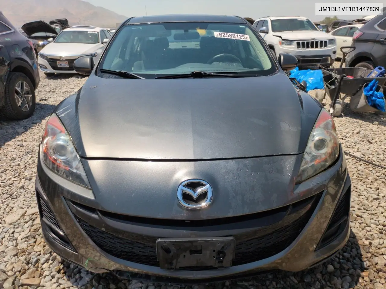 2011 Mazda 3 I VIN: JM1BL1VF1B1447839 Lot: 62580125