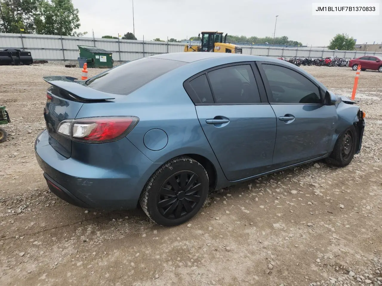 2011 Mazda 3 I VIN: JM1BL1UF7B1370833 Lot: 62610885