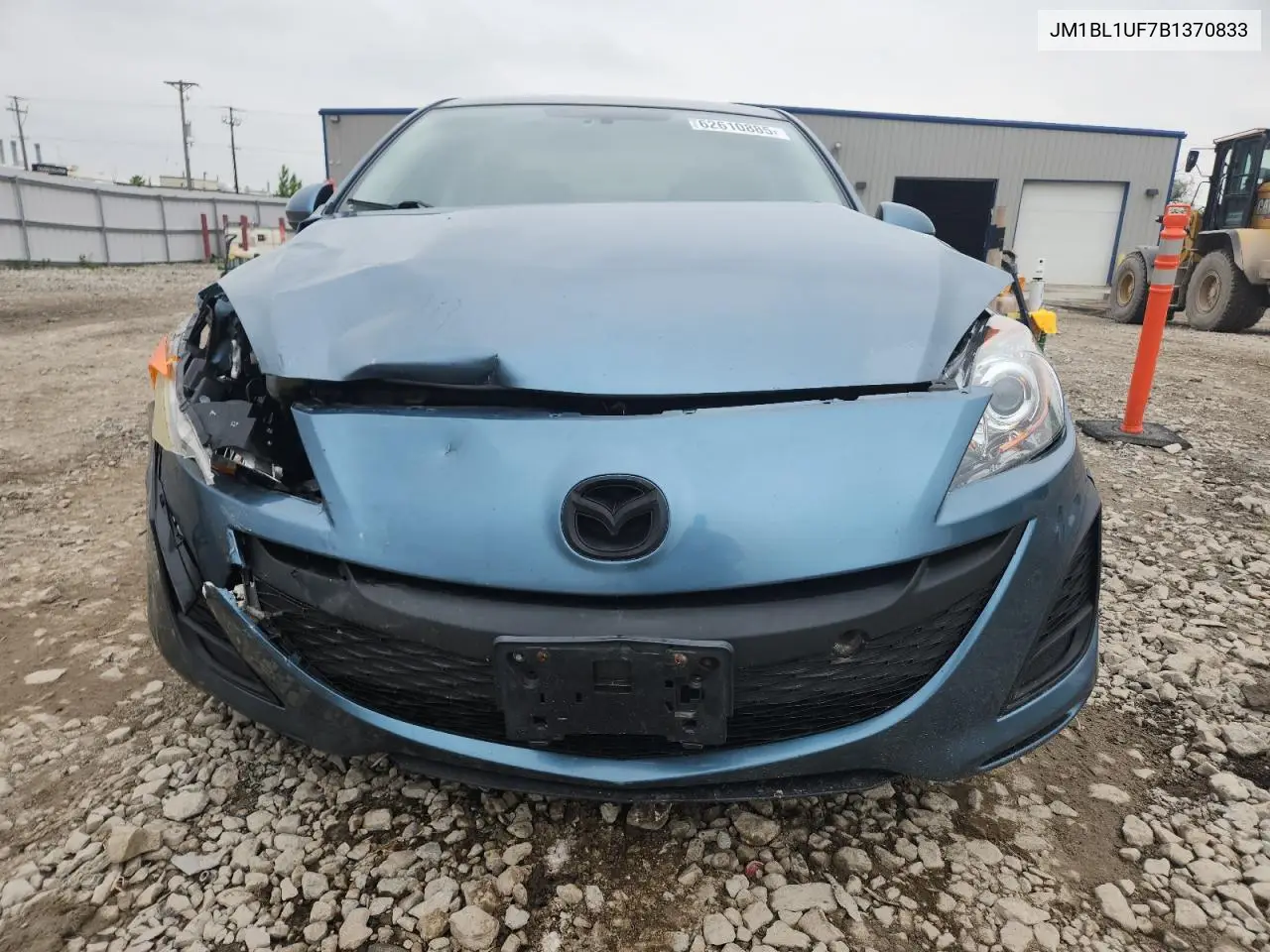 2011 Mazda 3 I VIN: JM1BL1UF7B1370833 Lot: 62610885