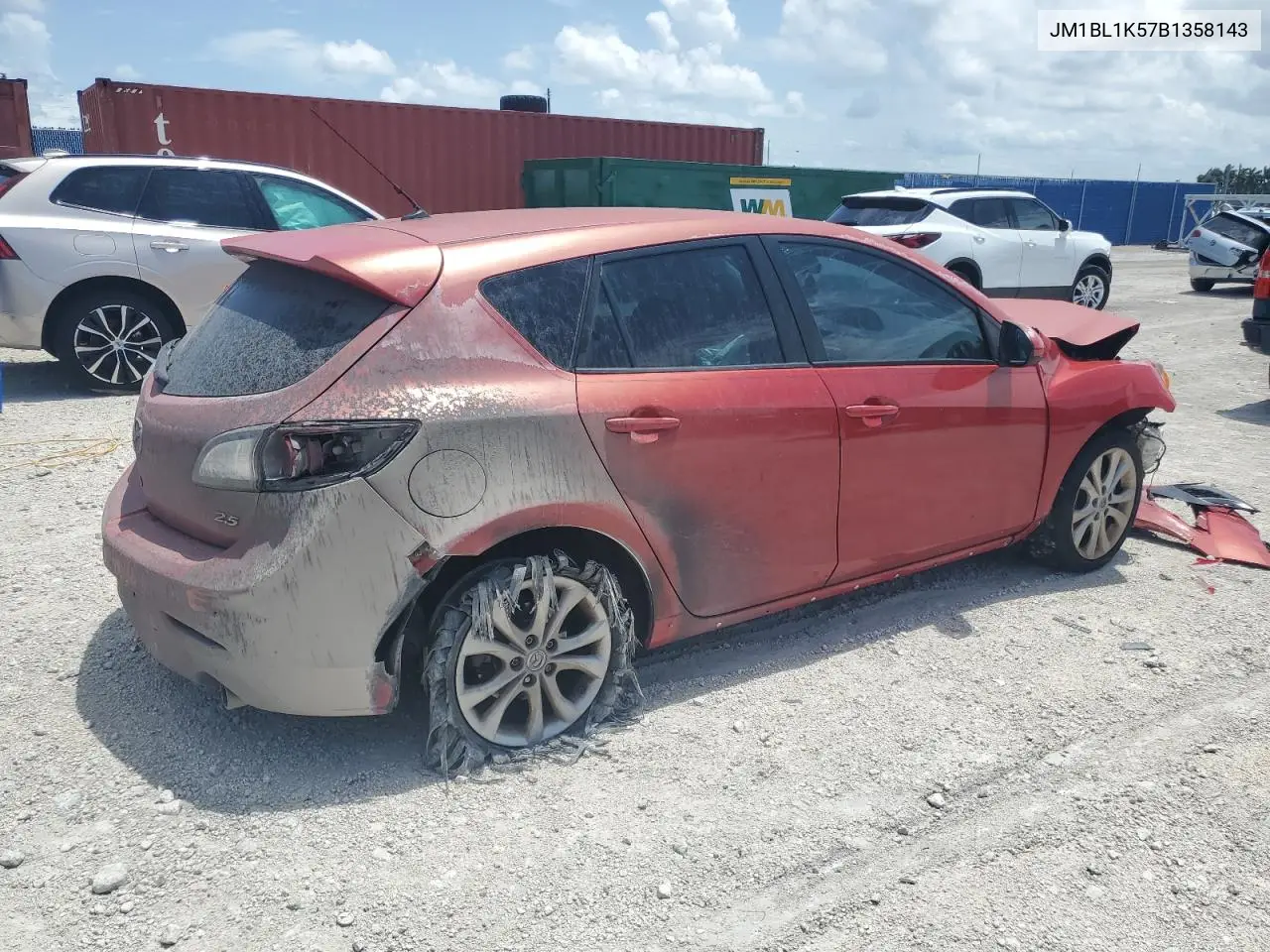 2011 Mazda 3 S VIN: JM1BL1K57B1358143 Lot: 62730325