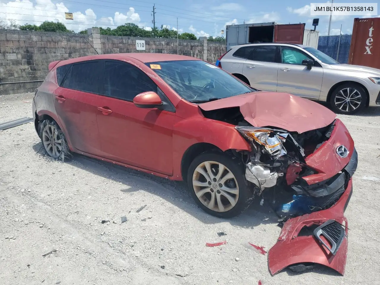 2011 Mazda 3 S VIN: JM1BL1K57B1358143 Lot: 62730325