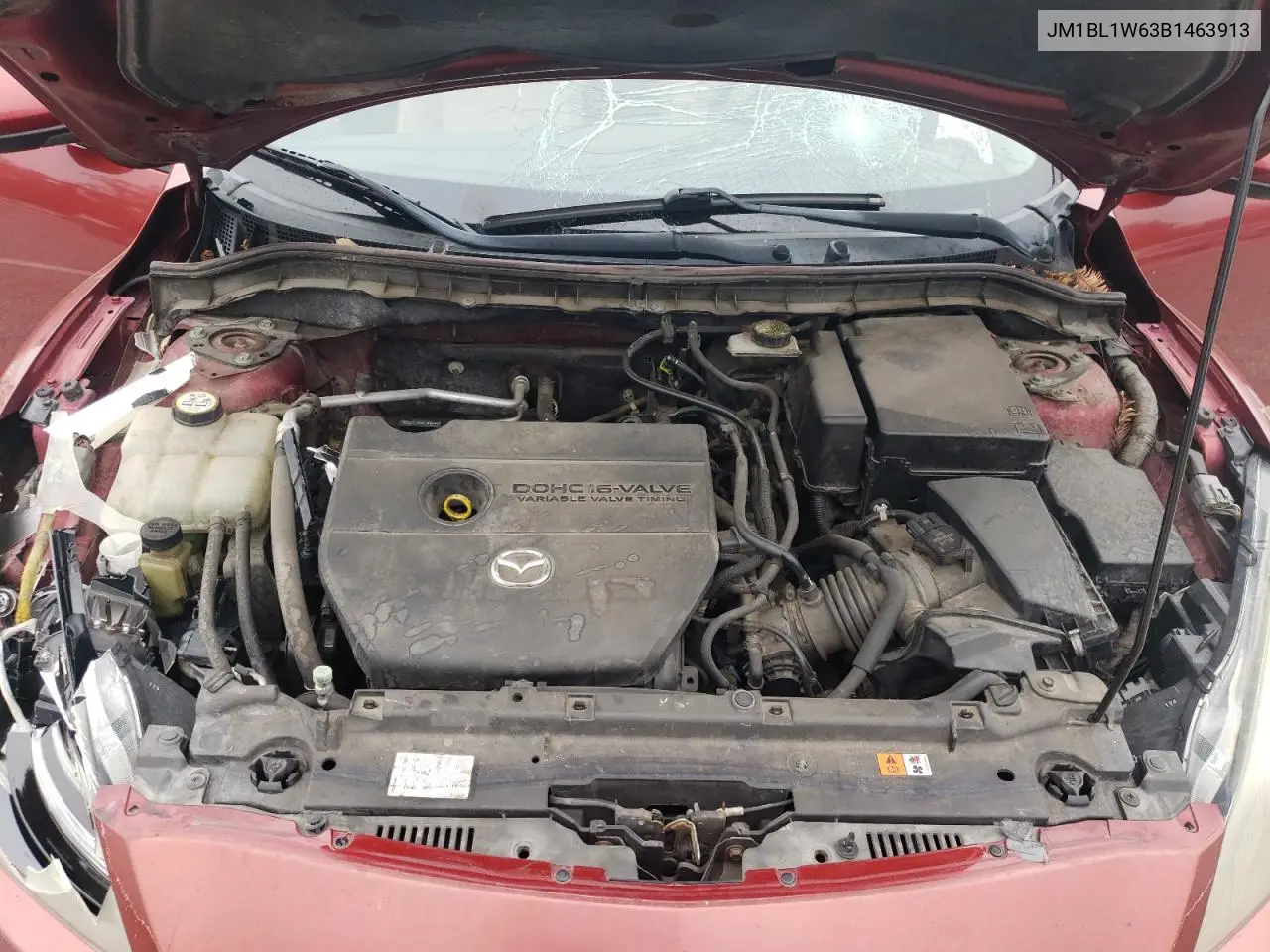 2011 Mazda 3 S VIN: JM1BL1W63B1463913 Lot: 62868135