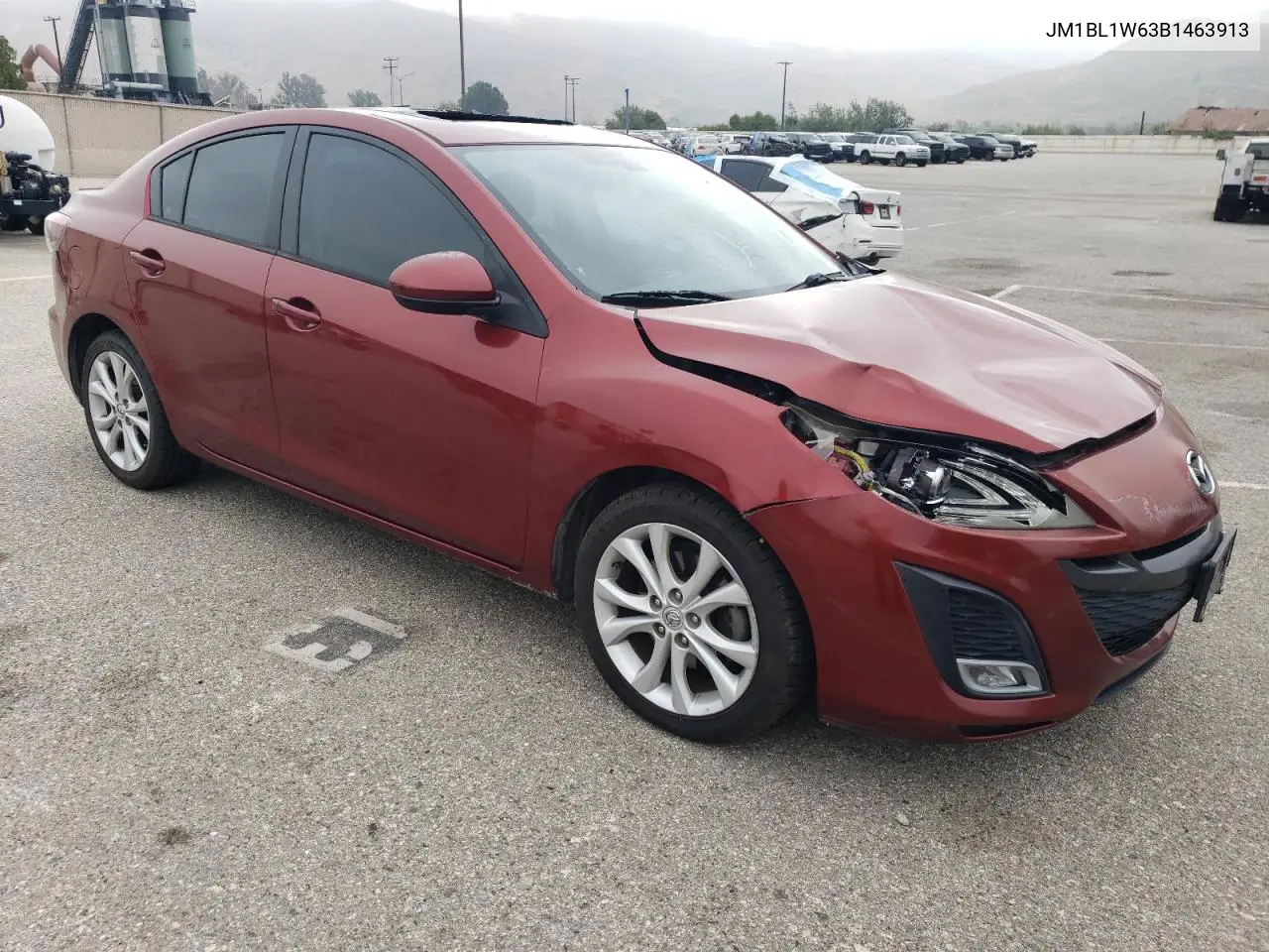 2011 Mazda 3 S VIN: JM1BL1W63B1463913 Lot: 62868135