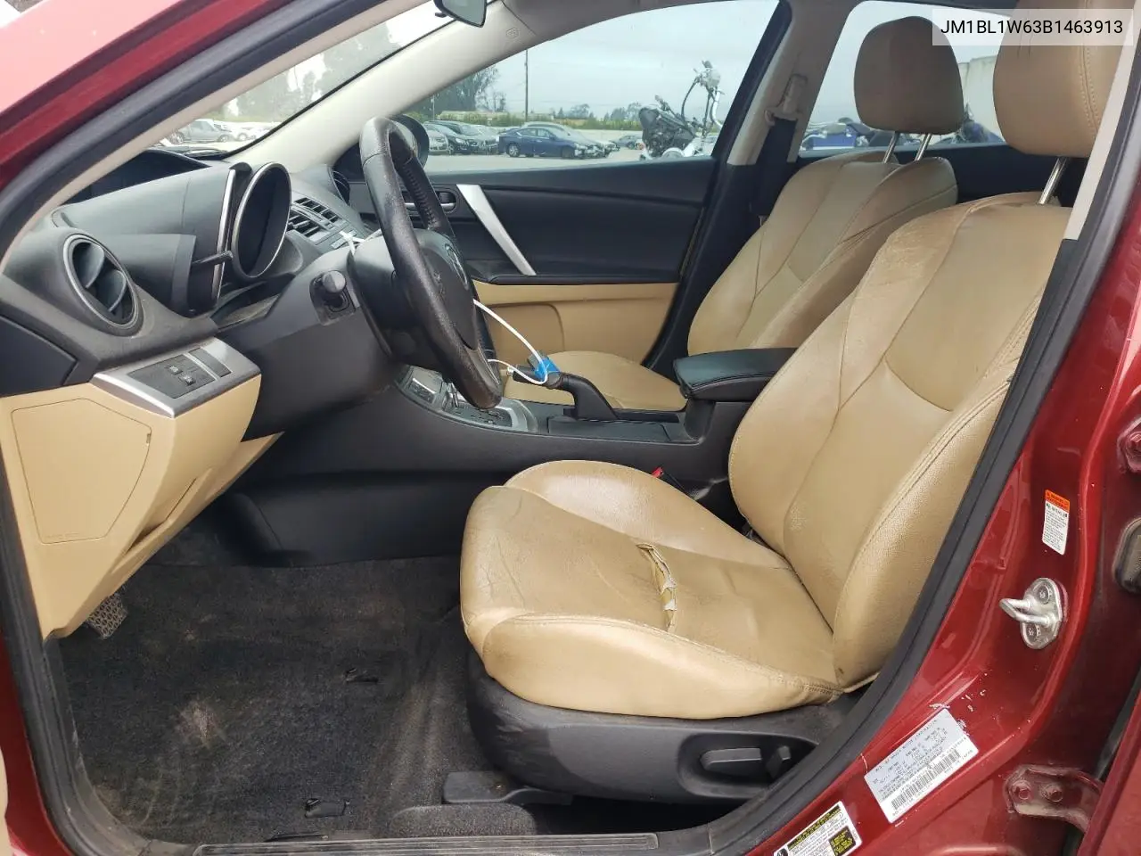 2011 Mazda 3 S VIN: JM1BL1W63B1463913 Lot: 62868135