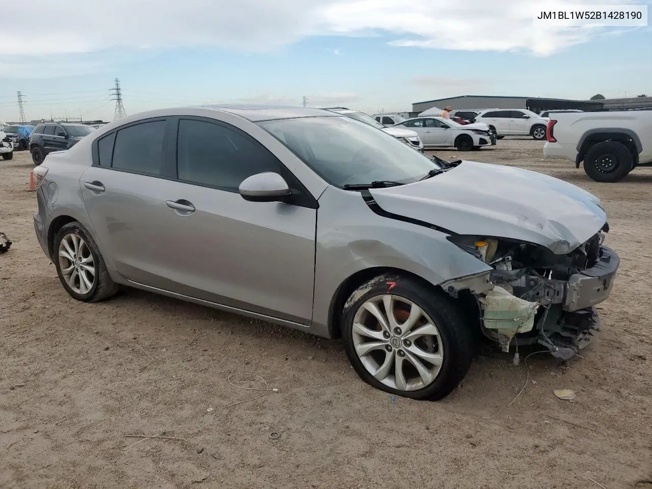 2011 Mazda 3 S VIN: JM1BL1W52B1428190 Lot: 62935875