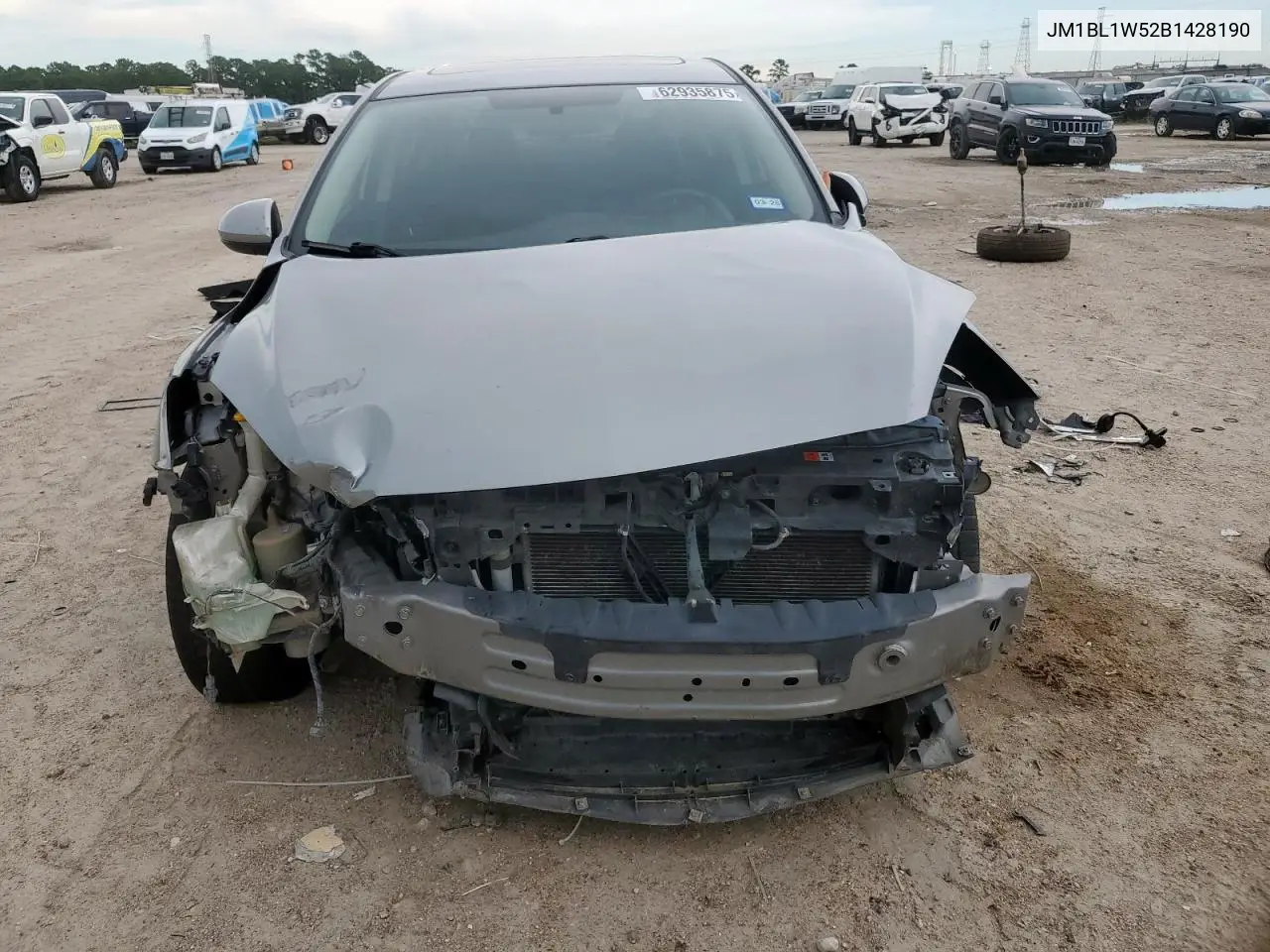 2011 Mazda 3 S VIN: JM1BL1W52B1428190 Lot: 62935875