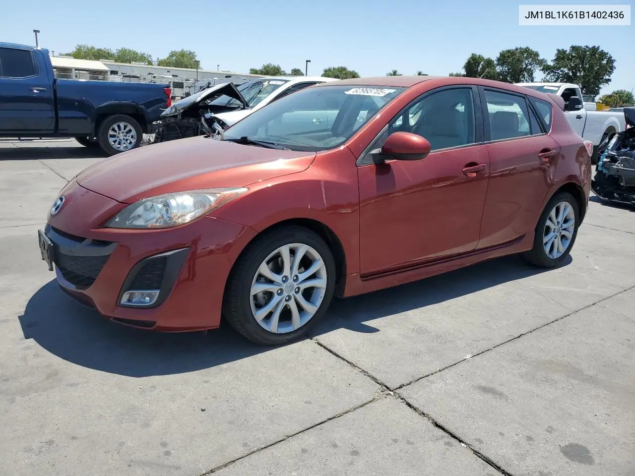2011 Mazda 3 S VIN: JM1BL1K61B1402436 Lot: 62965705
