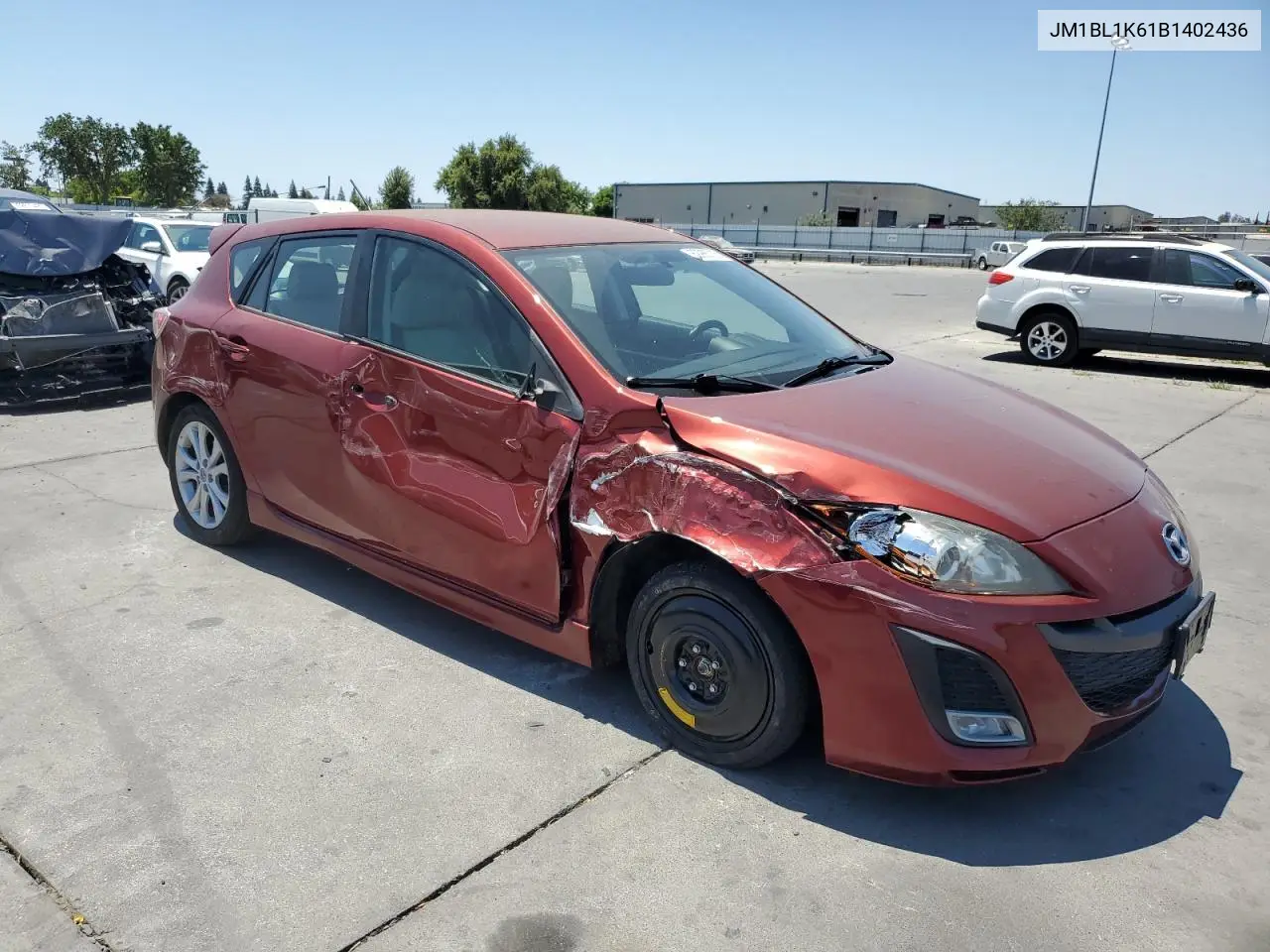 2011 Mazda 3 S VIN: JM1BL1K61B1402436 Lot: 62965705