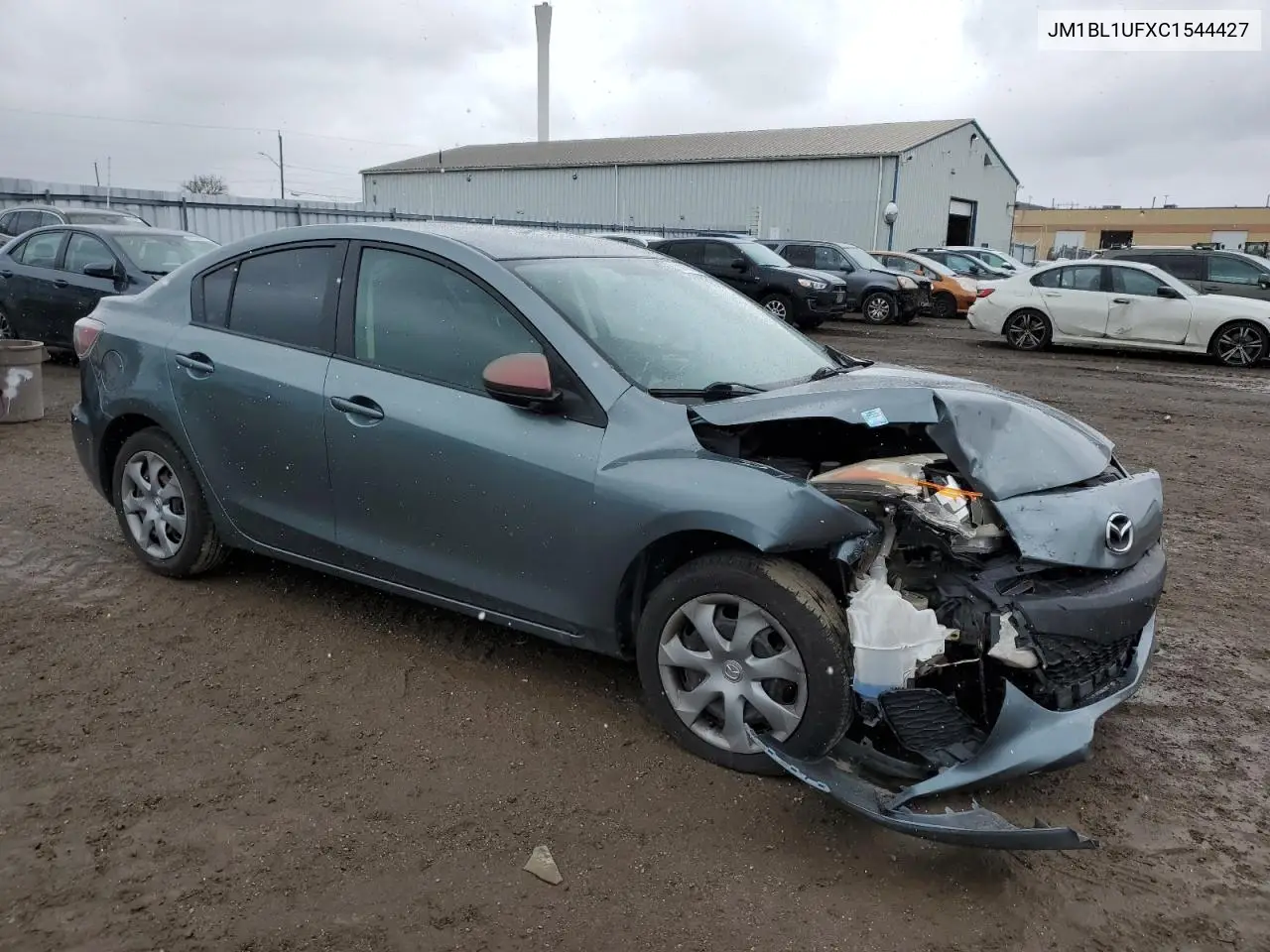 2012 Mazda 3 I VIN: JM1BL1UFXC1544427 Lot: 50167035