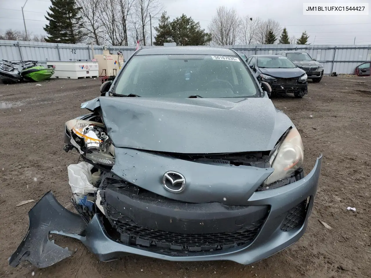 2012 Mazda 3 I VIN: JM1BL1UFXC1544427 Lot: 50167035