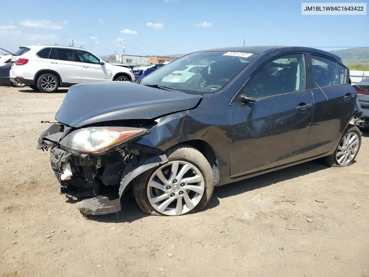 2012 Mazda 3 I VIN: JM1BL1W84C1643422 Lot: 53557245
