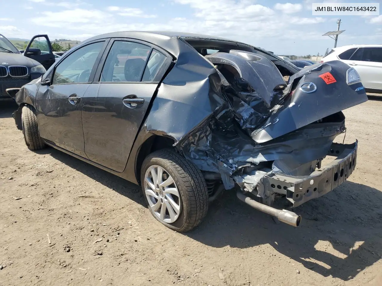 2012 Mazda 3 I VIN: JM1BL1W84C1643422 Lot: 53557245