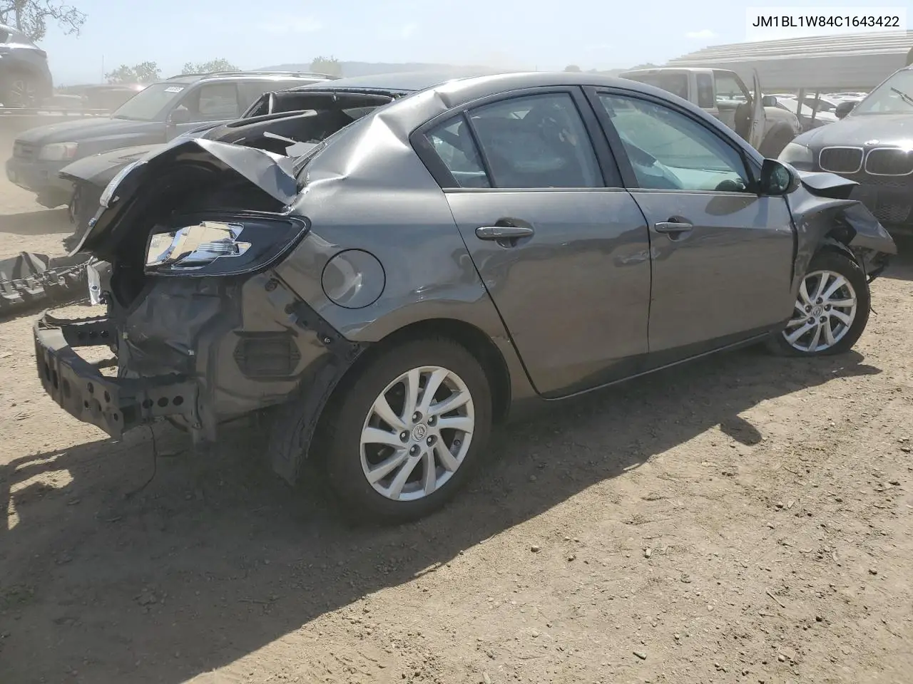 2012 Mazda 3 I VIN: JM1BL1W84C1643422 Lot: 53557245