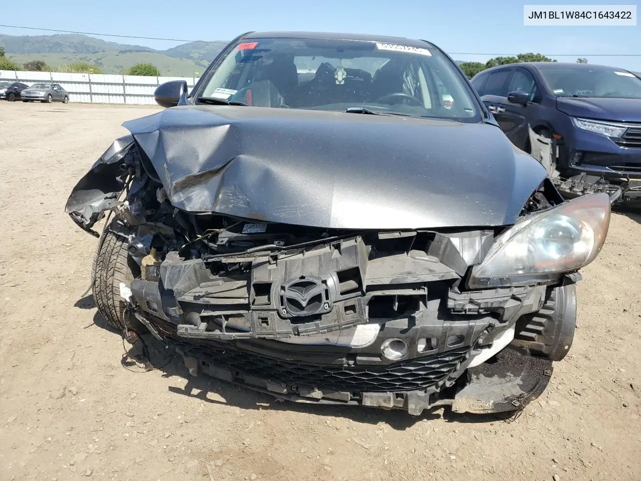 2012 Mazda 3 I VIN: JM1BL1W84C1643422 Lot: 53557245