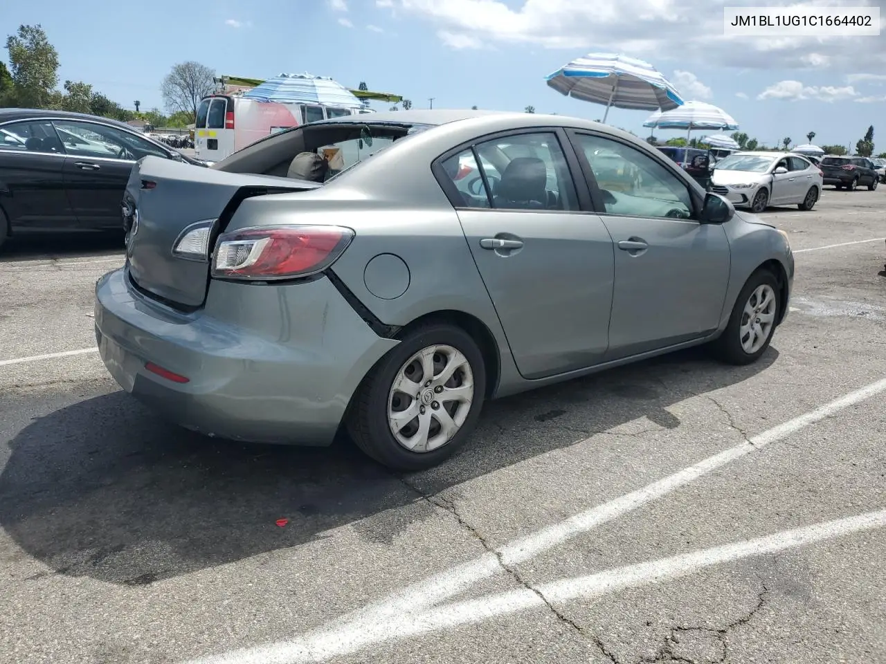 2012 Mazda 3 I VIN: JM1BL1UG1C1664402 Lot: 55771965