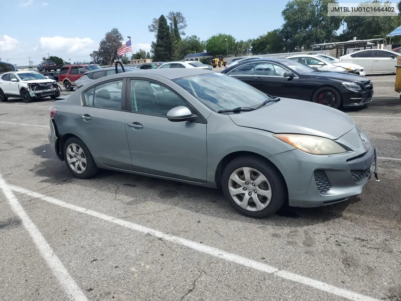 2012 Mazda 3 I VIN: JM1BL1UG1C1664402 Lot: 55771965