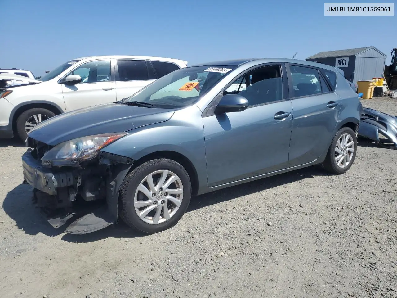 2012 Mazda 3 I VIN: JM1BL1M81C1559061 Lot: 55989095