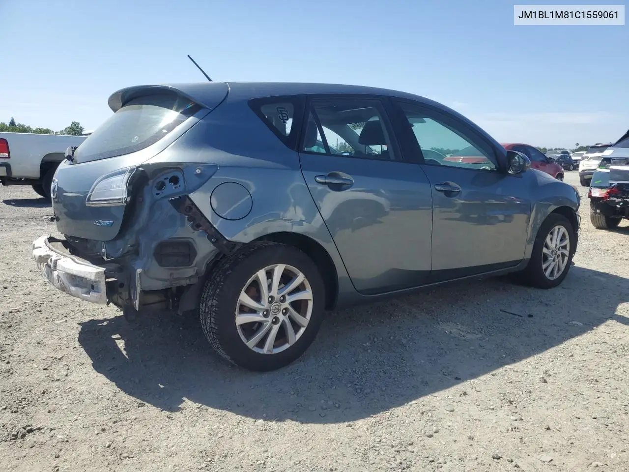 2012 Mazda 3 I VIN: JM1BL1M81C1559061 Lot: 55989095
