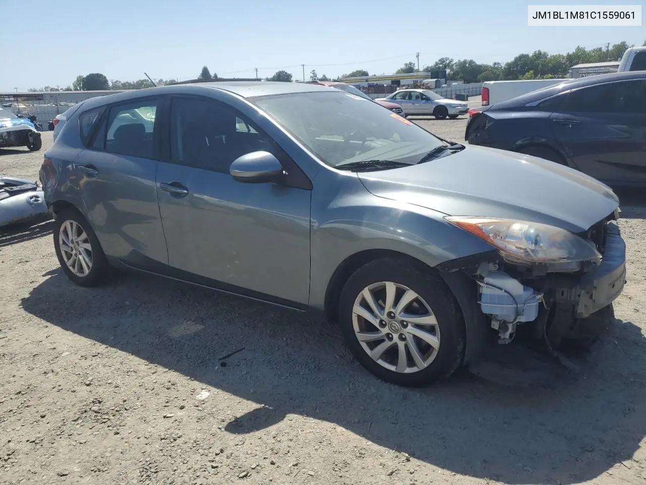 2012 Mazda 3 I VIN: JM1BL1M81C1559061 Lot: 55989095