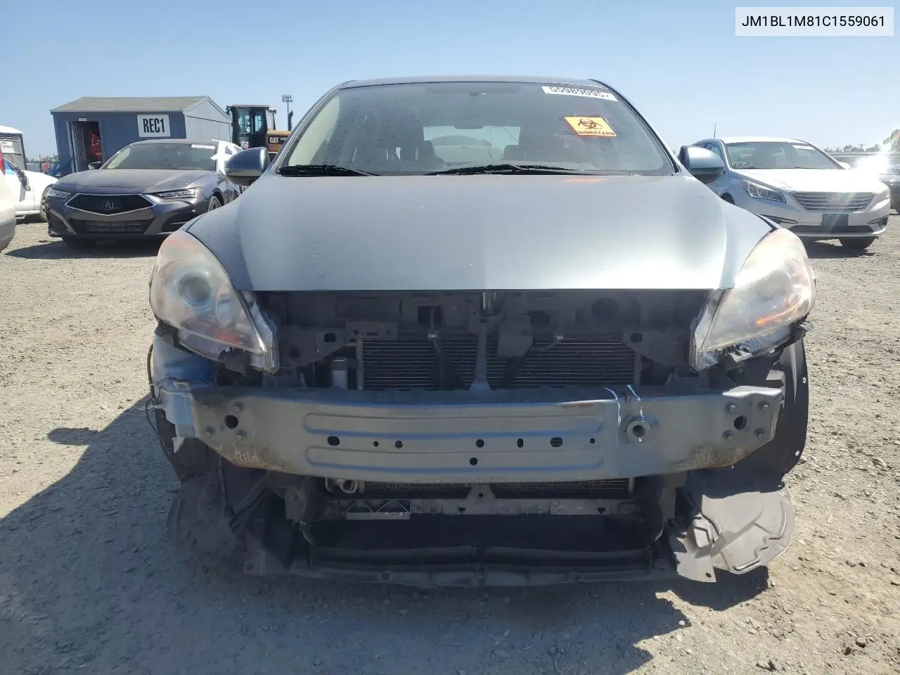 2012 Mazda 3 I VIN: JM1BL1M81C1559061 Lot: 55989095