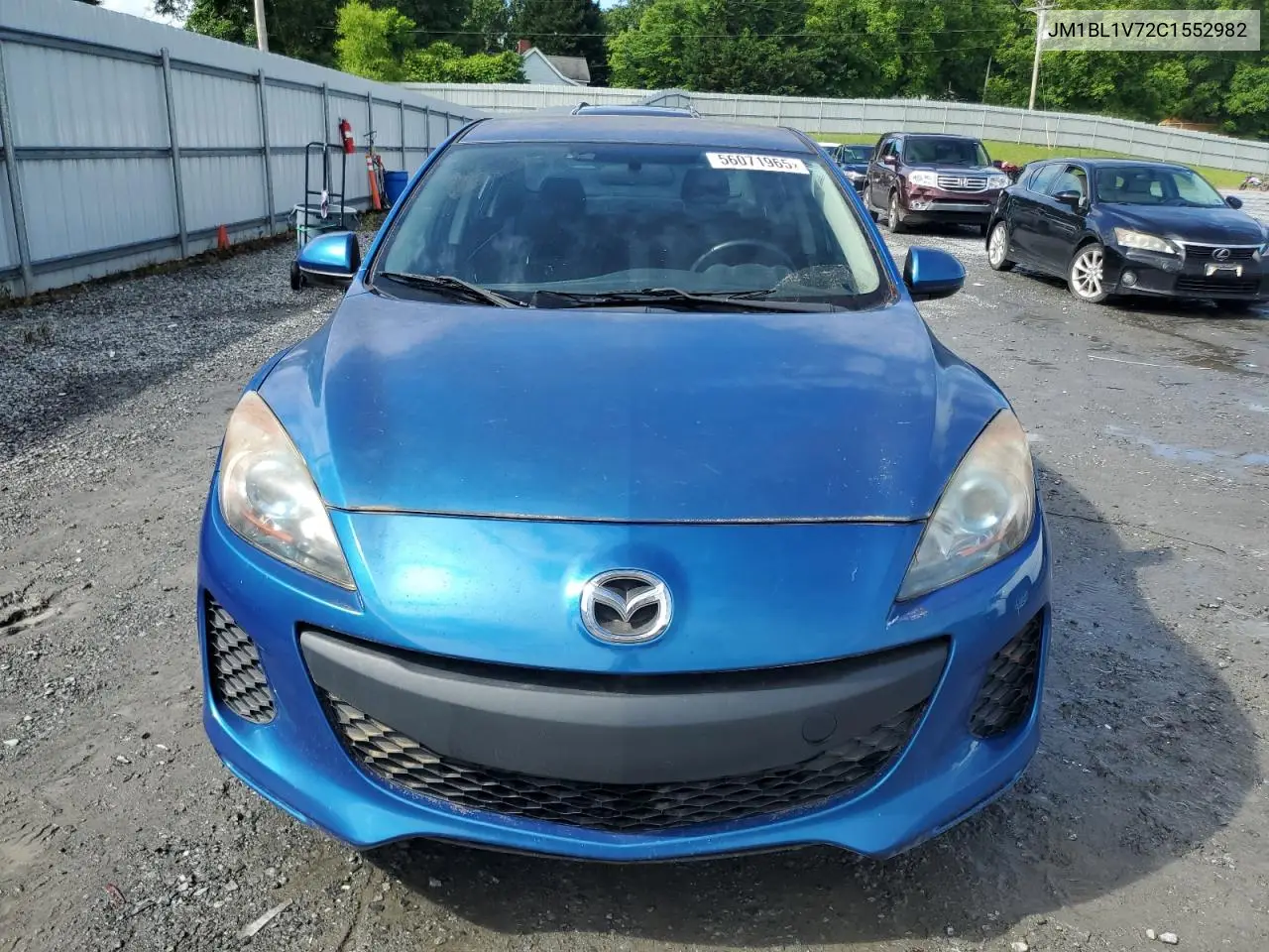 2012 Mazda 3 I VIN: JM1BL1V72C1552982 Lot: 56071965