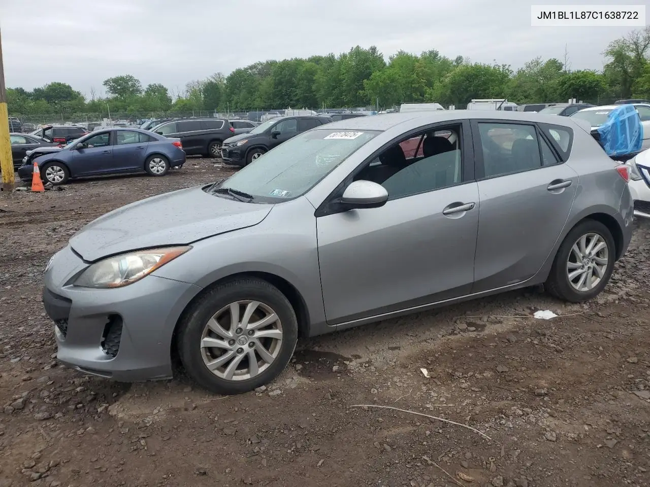 2012 Mazda 3 I VIN: JM1BL1L87C1638722 Lot: 56178475