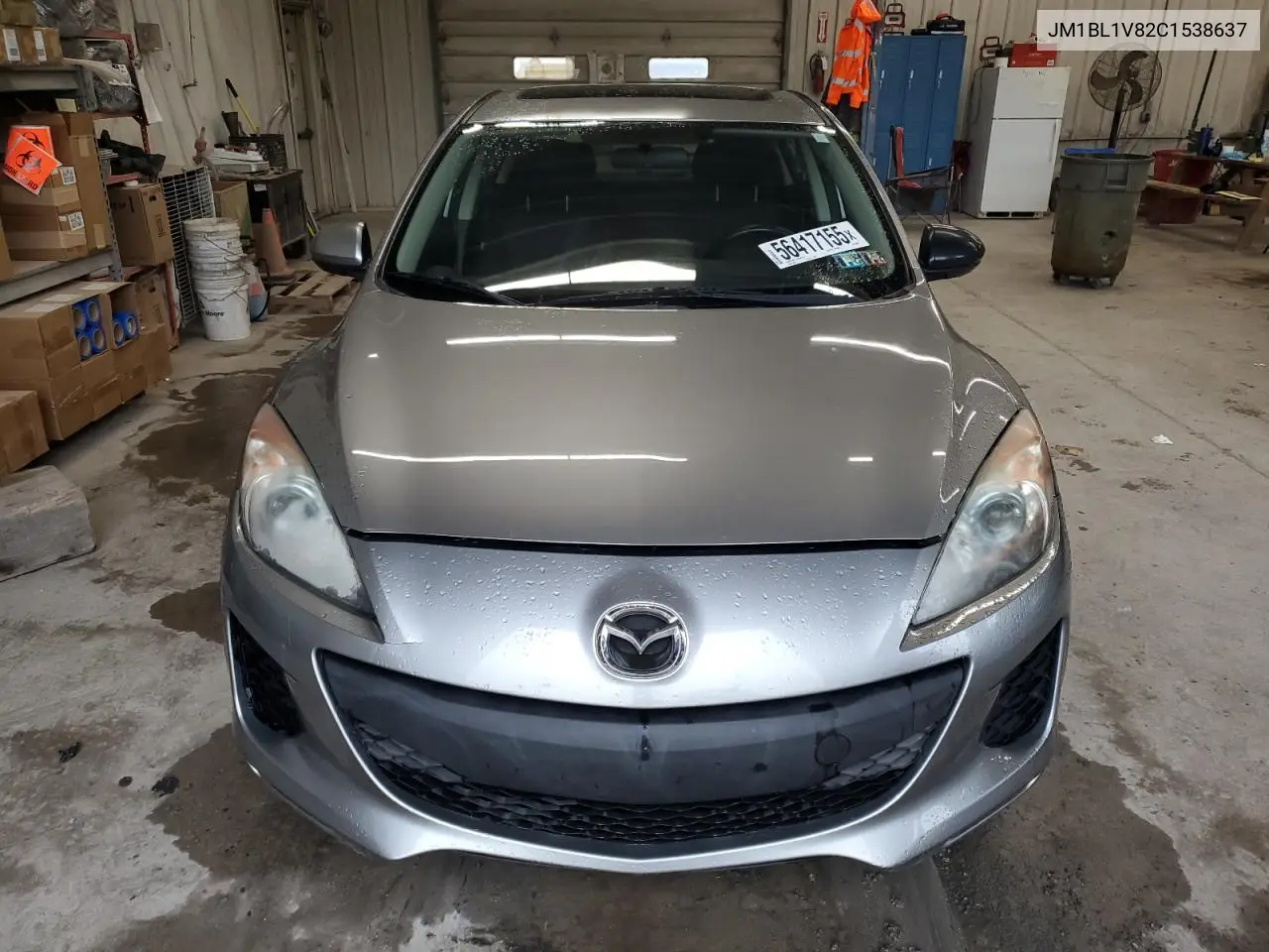 2012 Mazda 3 I VIN: JM1BL1V82C1538637 Lot: 56417155