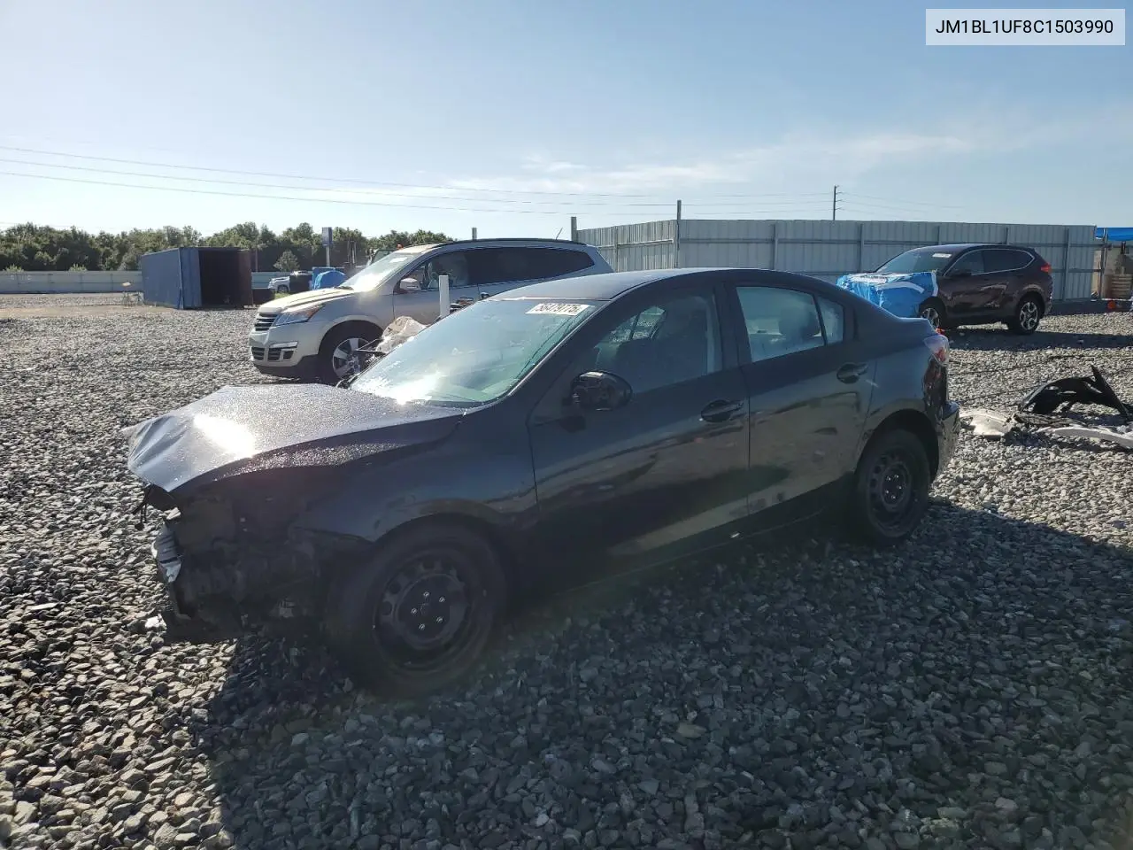 2012 Mazda 3 I VIN: JM1BL1UF8C1503990 Lot: 56479775