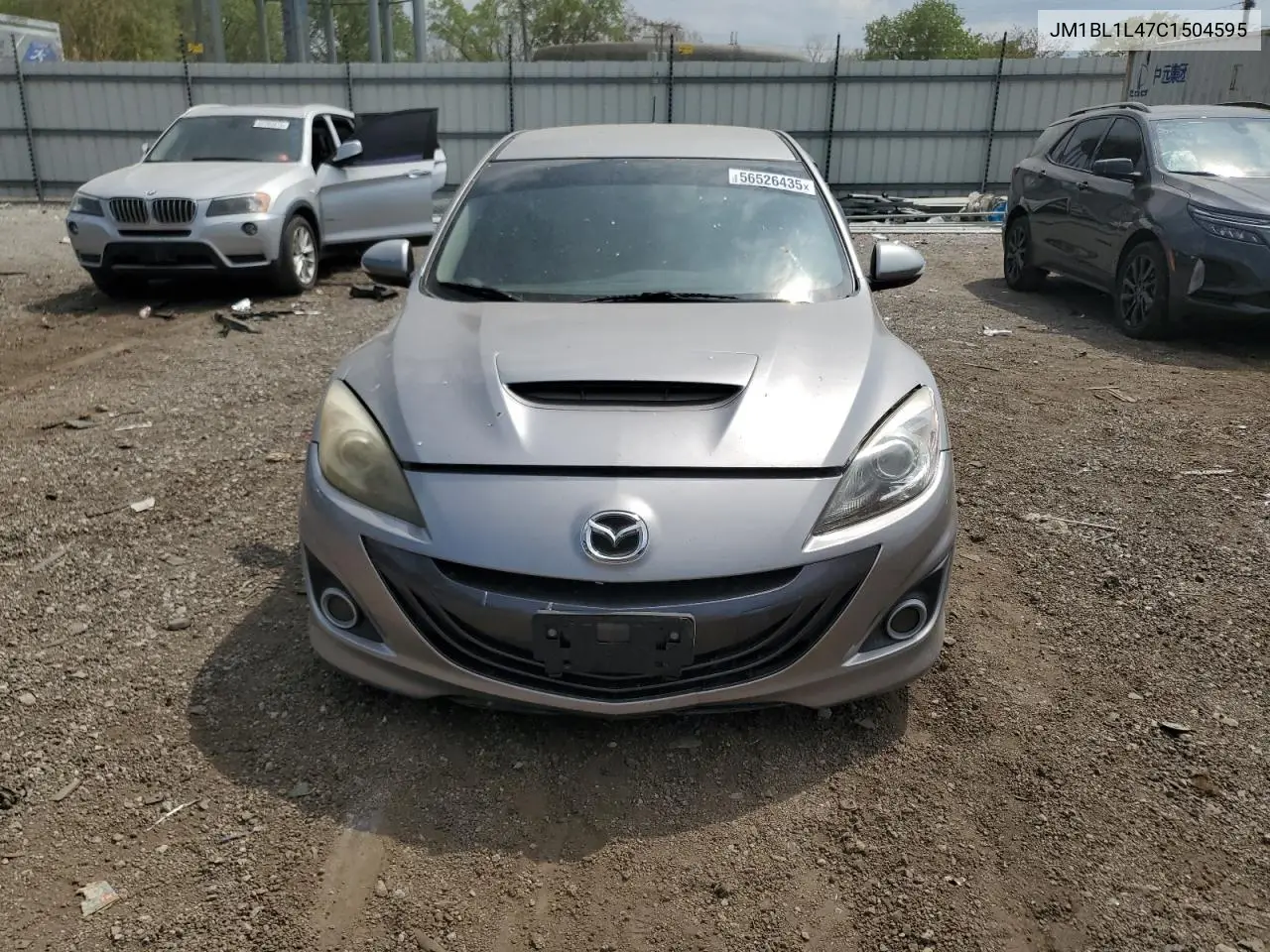 2012 Mazda Speed 3 VIN: JM1BL1L47C1504595 Lot: 56526435