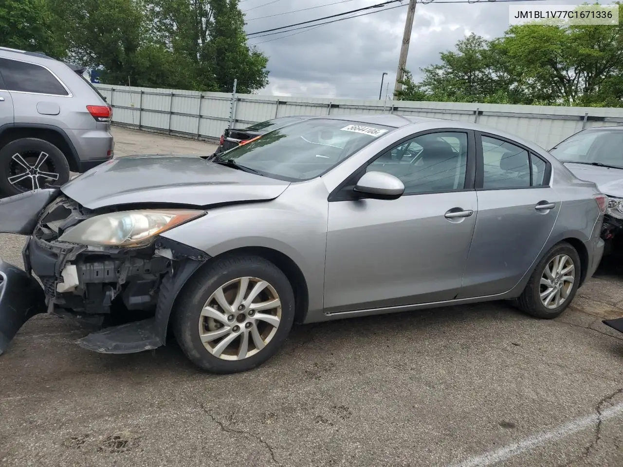 2012 Mazda 3 I VIN: JM1BL1V77C1671336 Lot: 56644105