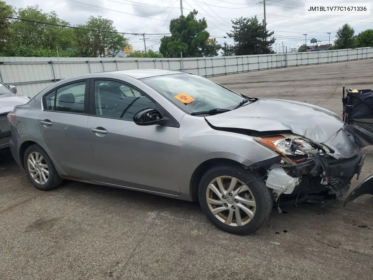 2012 Mazda 3 I VIN: JM1BL1V77C1671336 Lot: 56644105