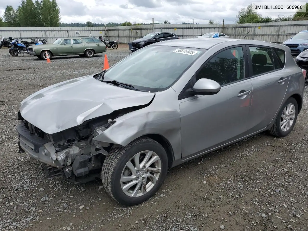 2012 Mazda 3 I VIN: JM1BL1L80C1606906 Lot: 56876405