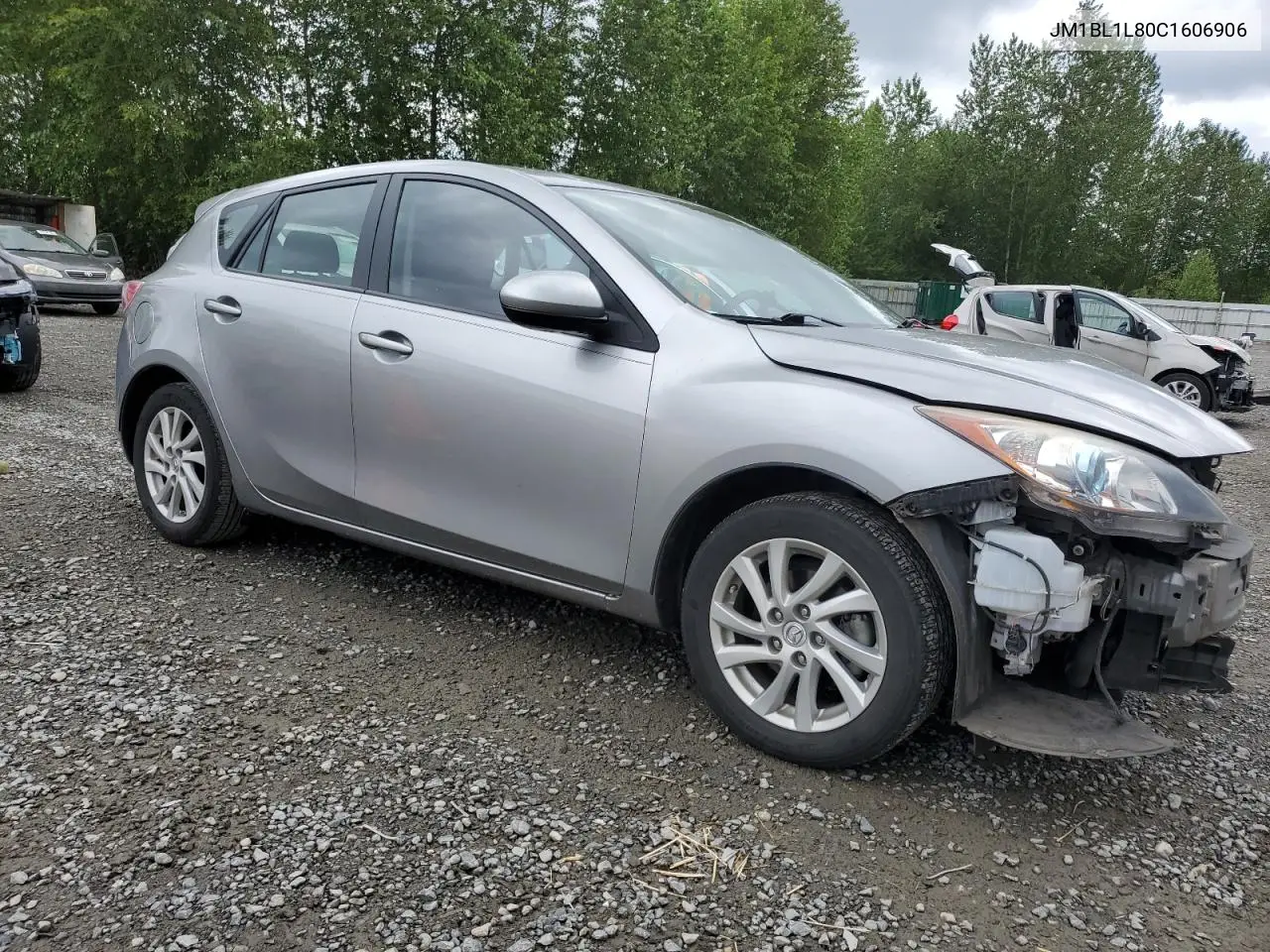 2012 Mazda 3 I VIN: JM1BL1L80C1606906 Lot: 56876405