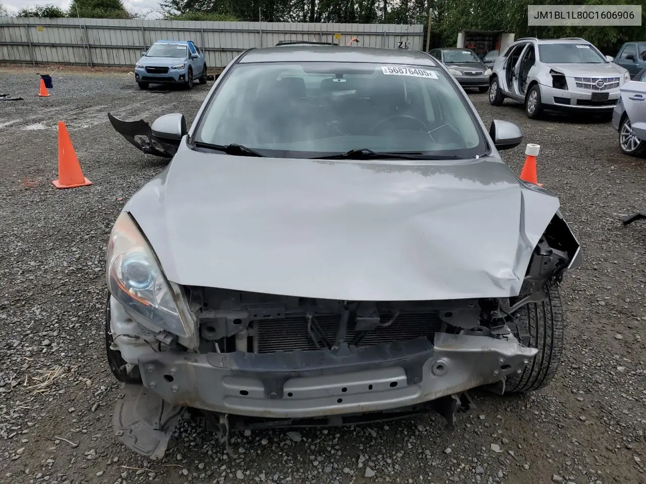 2012 Mazda 3 I VIN: JM1BL1L80C1606906 Lot: 56876405