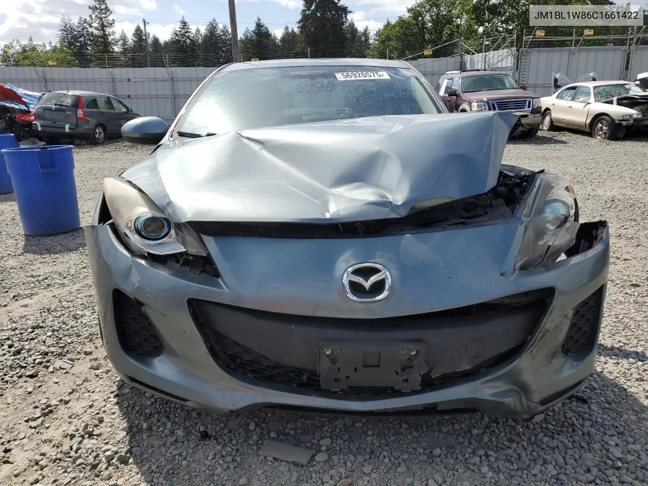 jm1bl1w86c1661422 JM1BL1W86C1661422 2012 Mazda 3 I
