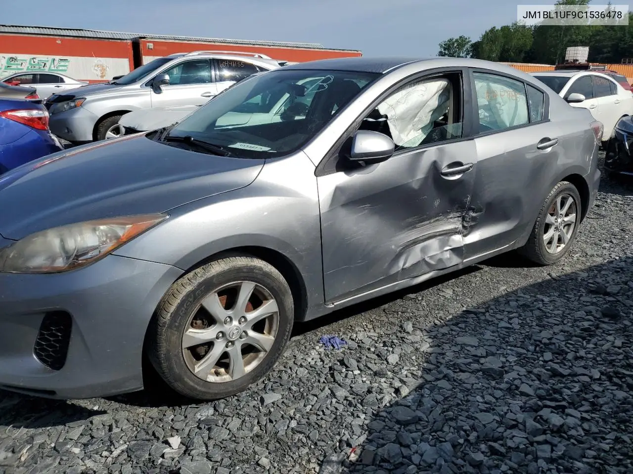 2012 Mazda 3 I VIN: JM1BL1UF9C1536478 Lot: 61209785