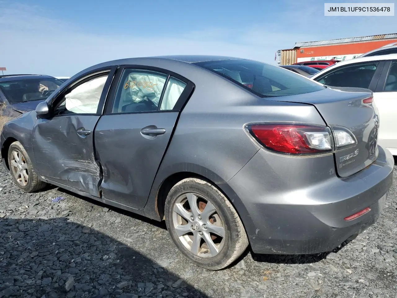 2012 Mazda 3 I VIN: JM1BL1UF9C1536478 Lot: 61209785