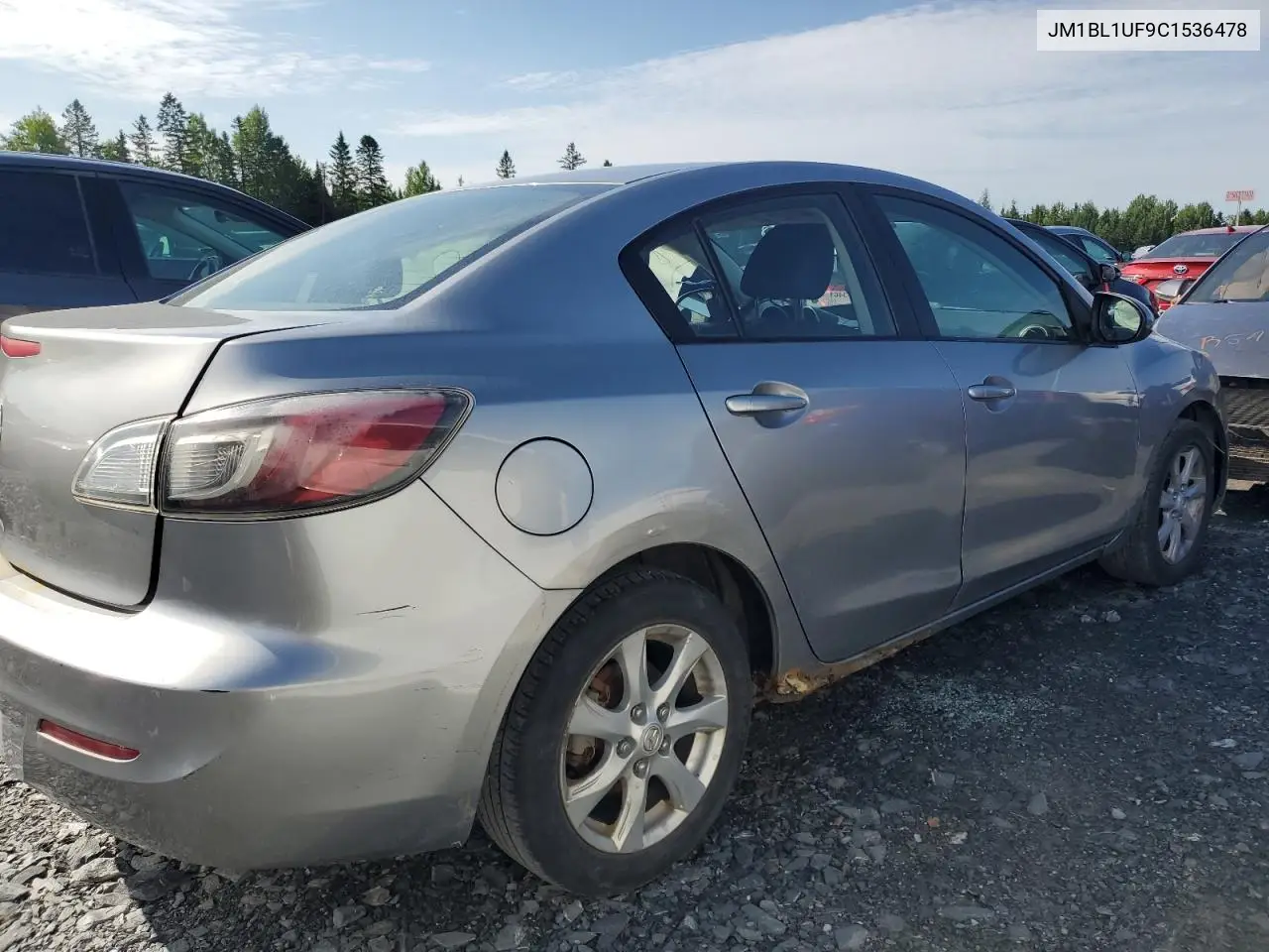 2012 Mazda 3 I VIN: JM1BL1UF9C1536478 Lot: 61209785