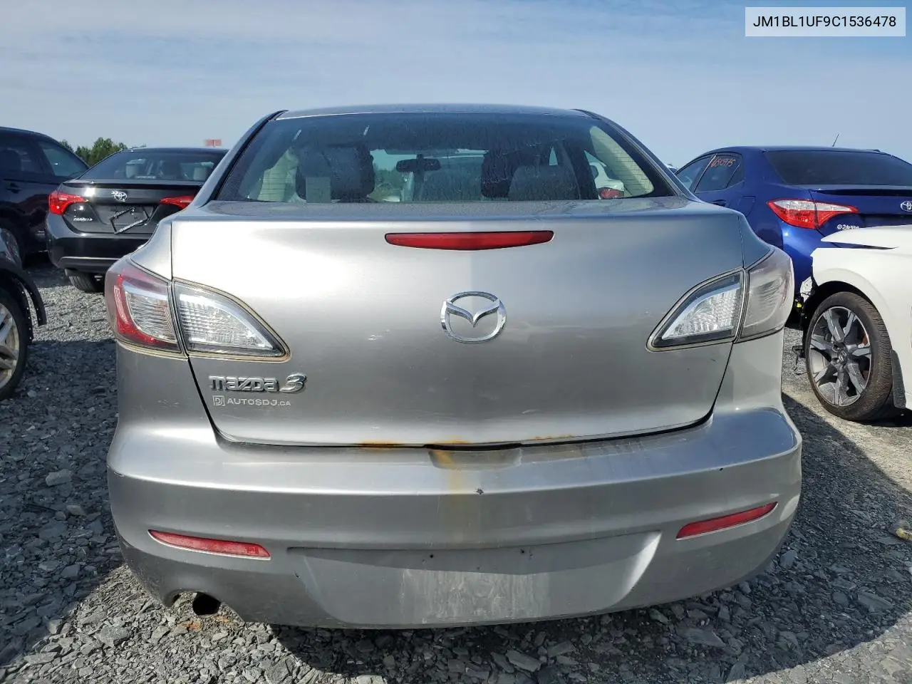 2012 Mazda 3 I VIN: JM1BL1UF9C1536478 Lot: 61209785