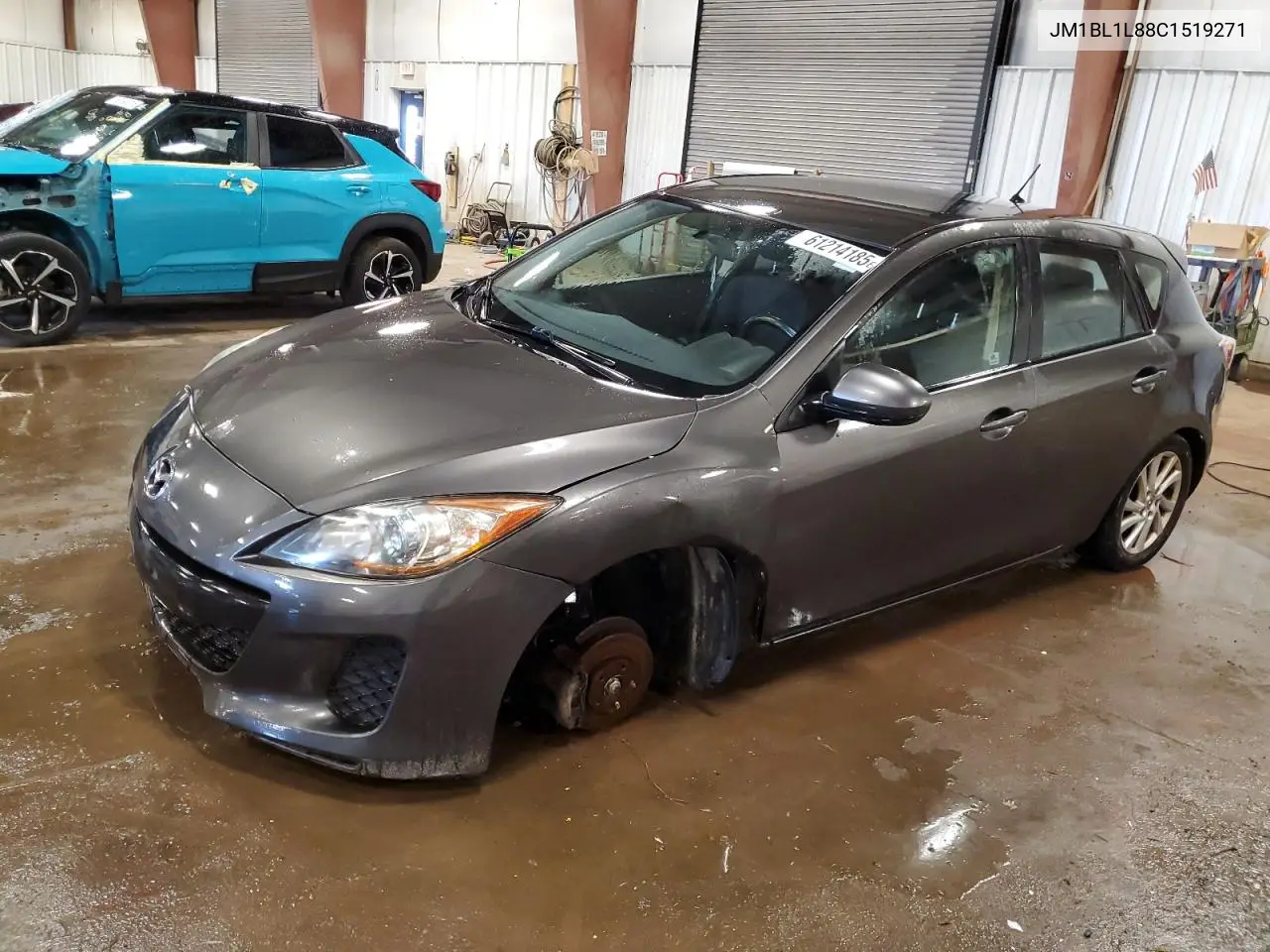 2012 Mazda 3 I VIN: JM1BL1L88C1519271 Lot: 61214185