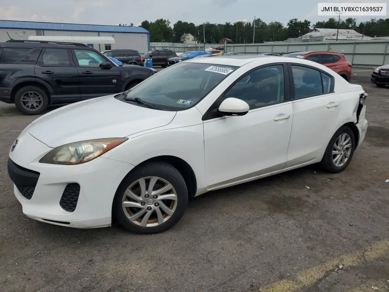 2012 Mazda 3 I VIN: JM1BL1V8XC1639537 Lot: 62658585