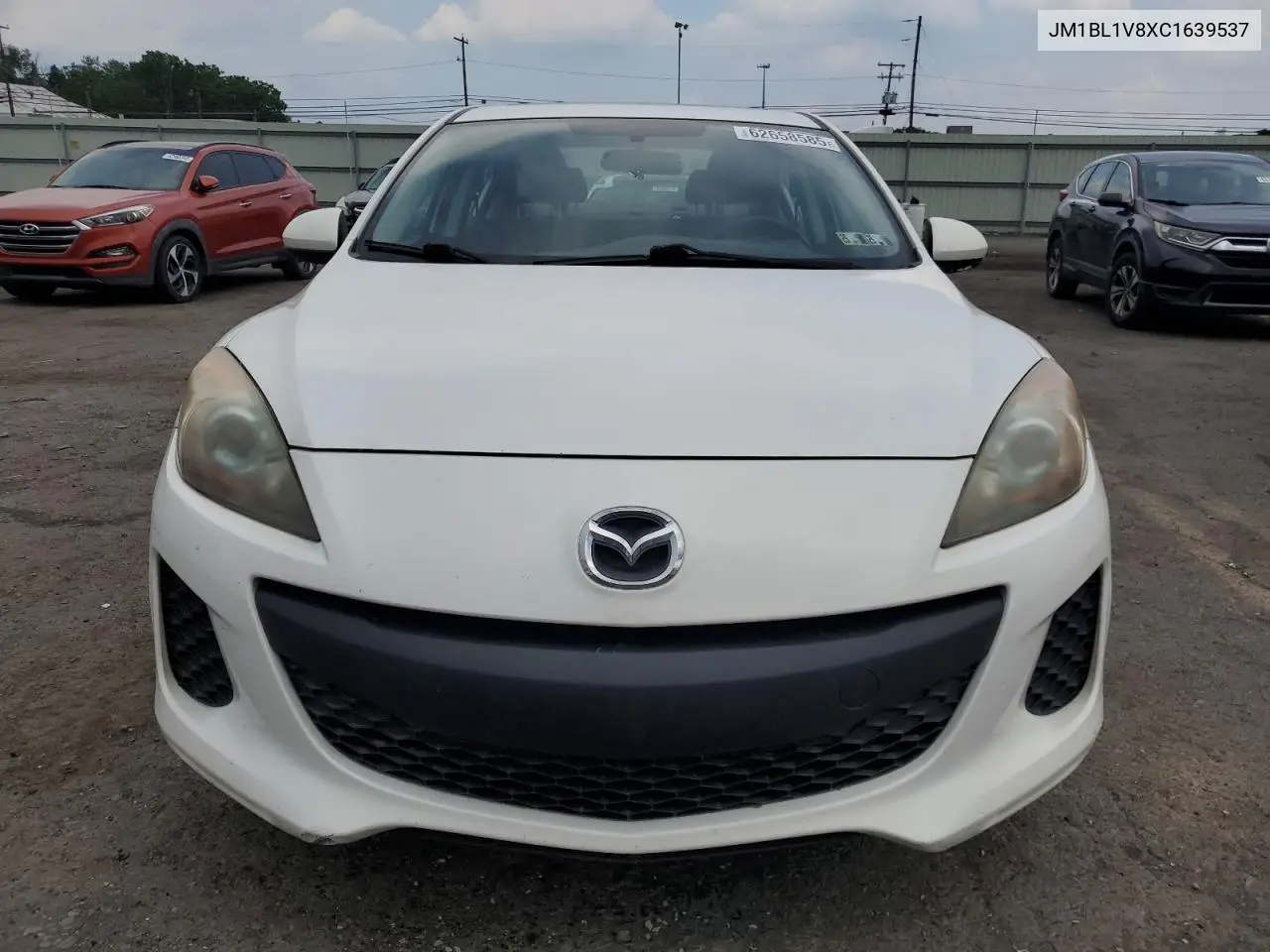 2012 Mazda 3 I VIN: JM1BL1V8XC1639537 Lot: 62658585