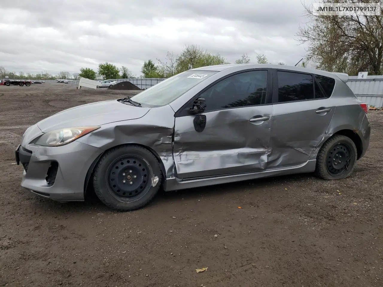 2013 Mazda 3 I VIN: JM1BL1L7XD1799137 Lot: 52456445