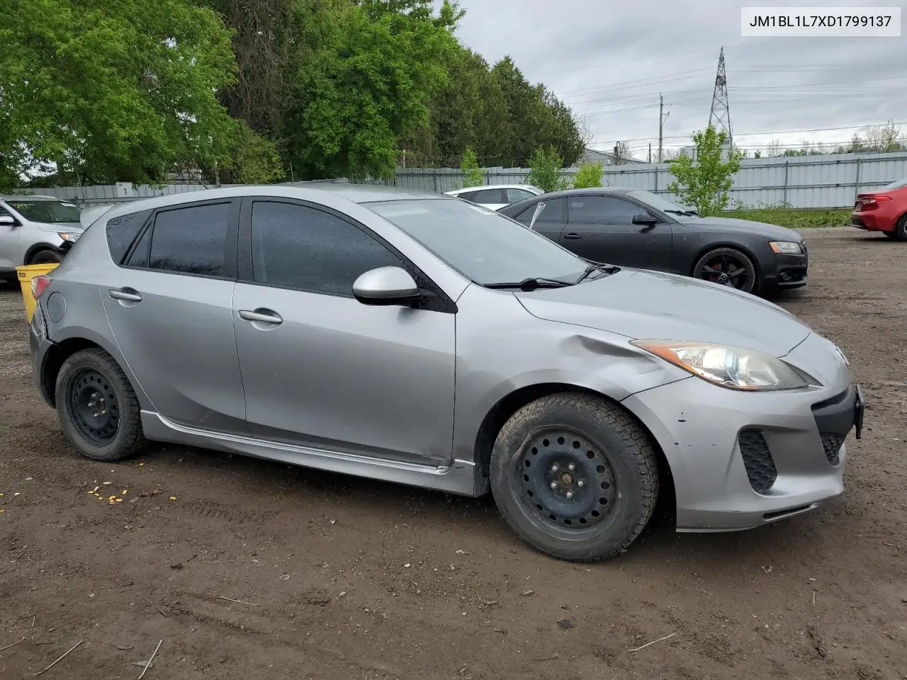 2013 Mazda 3 I VIN: JM1BL1L7XD1799137 Lot: 52456445