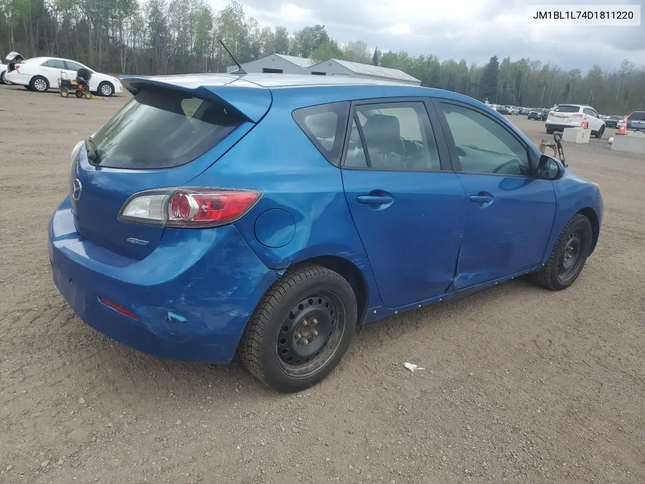 2013 Mazda 3 I VIN: JM1BL1L74D1811220 Lot: 56253455