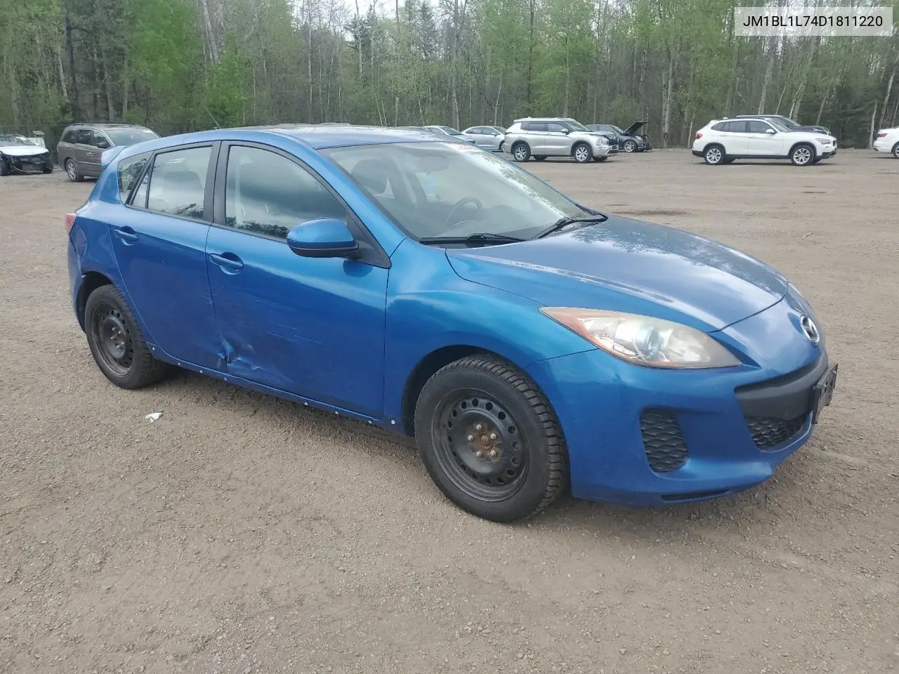 2013 Mazda 3 I VIN: JM1BL1L74D1811220 Lot: 56253455