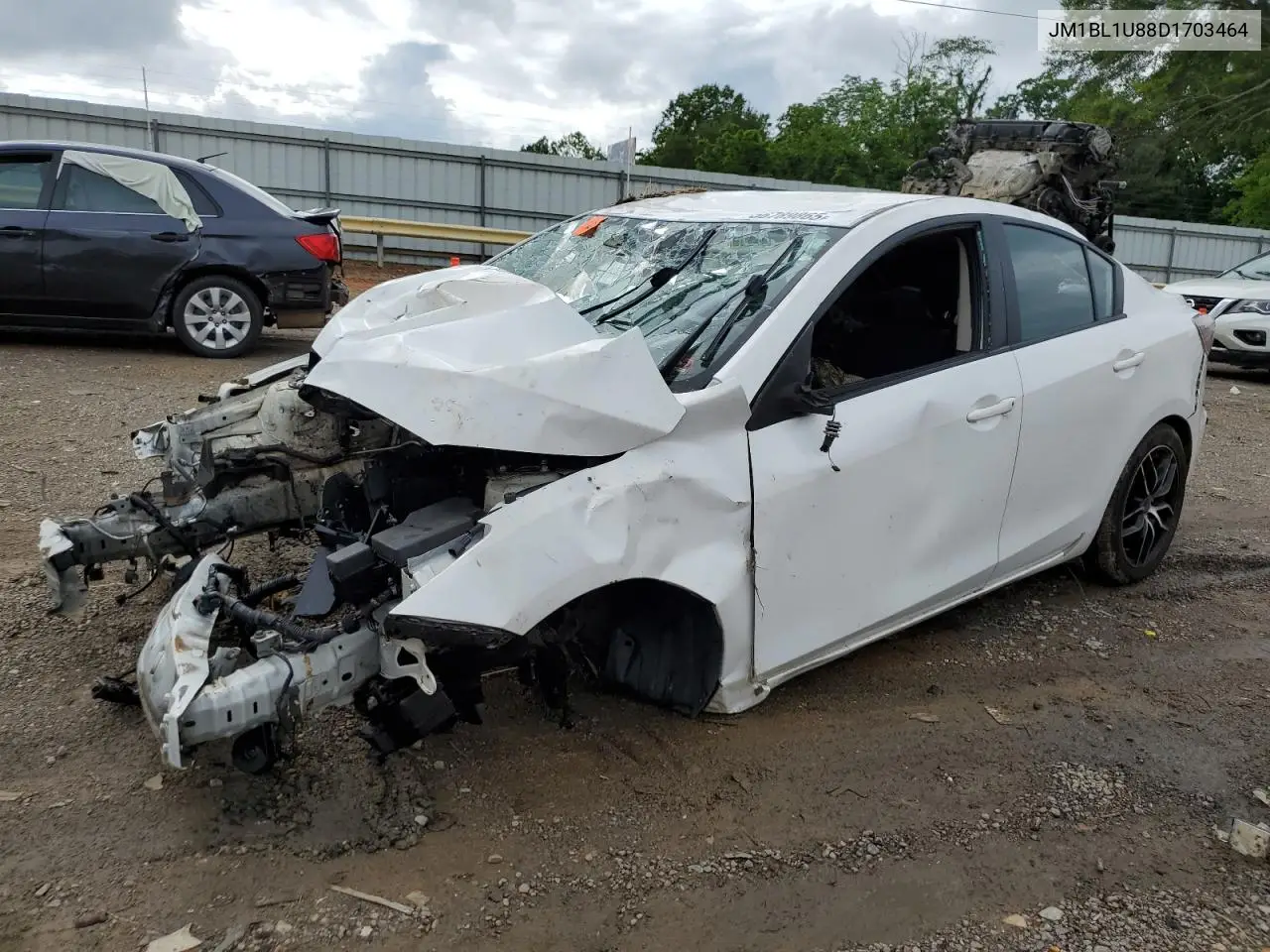 jm1bl1u88d1703464 JM1BL1U88D1703464 2013 Mazda 3 I